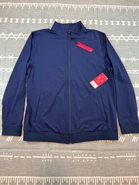Redvanly Wilder Full Zip Jacket in Midnight Navy